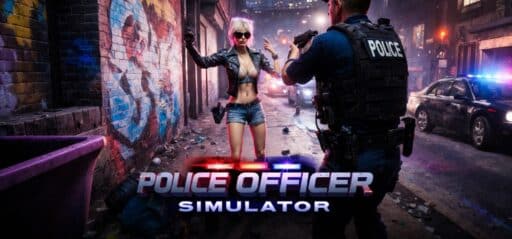 POLICE OFFICERS SIMULATOR game banner - find out where to play in the cloud