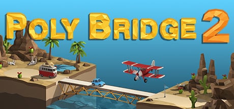 Poly Bridge 2 game banner - find where to play in the cloud