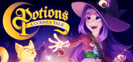 Potions: A Curious Tale game banner - find where to play in the cloud