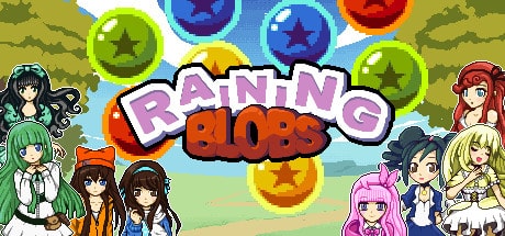 Raining Blobs game banner - find where to play in the cloud