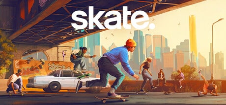 skate. game banner - find out where to play in the cloud