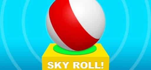 Sky Roll! game banner - find out where to play in the cloud