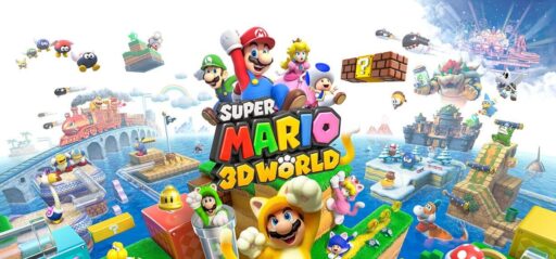 Super Mario 3D World game banner - find out how to play with cloud gaming