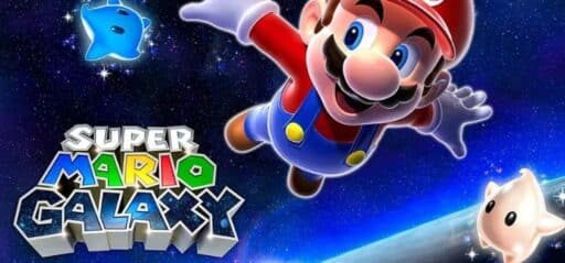 Super Mario Galaxy game banner - find out how to play with cloud gaming