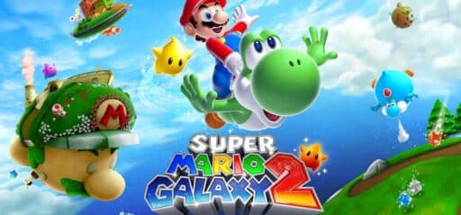 Super Mario Galaxy 2 game banner - find where to play in the cloud