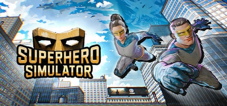 Superhero Simulator game banner - find where to play in the cloud