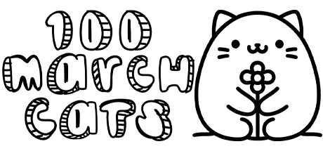 100 March Cats game banner - find where to play in the cloud