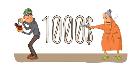 1000$ game banner - find where to play in the cloud