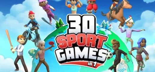 30 Sport Games in 1 game banner - find where to play in the cloud