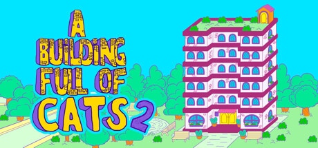 A Building Full of Cats 2 game banner - find where to play in the cloud