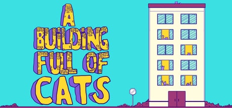 A Building Full of Cats game banner - find where to play in the cloud