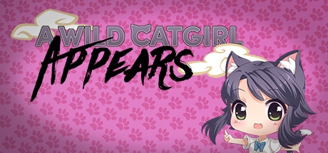 A Wild Catgirl Appears! game banner - find where to play in the cloud