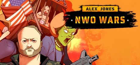Alex Jones: NWO Wars game banner - find where to play in the cloud
