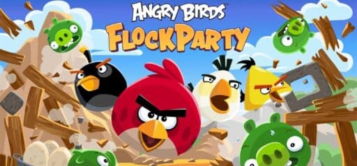 Angry Birds Flock Party game banner - find where to play in the cloud