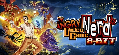 Angry Video Game Nerd 8-bit game banner - find where to play in the cloud