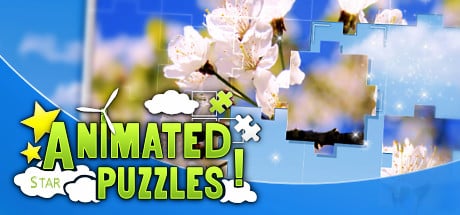 Animated Puzzles game banner - find where to play in the cloud