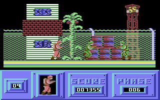 Army Moves C64 gameplay screenshot