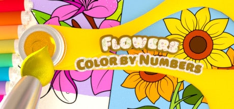 Color by Numbers - Flowers game banner - find where to play in the cloud