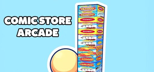 Comic Store Arcade game banner - find where to play in the cloud