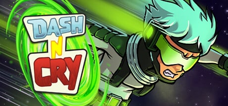 DASH n CRY game banner - find where to play in the cloud