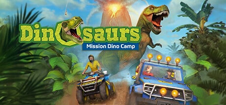 DINOSAURS: Mission Dino Camp game banner - find where to play in the cloud