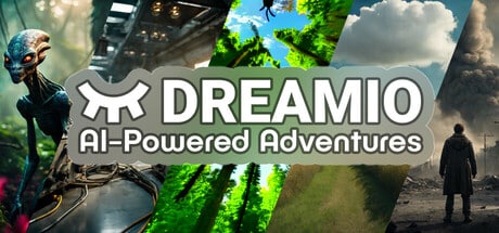 DREAMIO: AI-Powered Adventures game banner - find where to play in the cloud