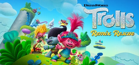 DreamWorks Trolls Remix Rescue game banner - find where to play in the cloud