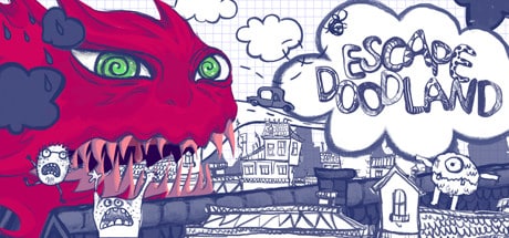 Escape Doodland game banner - find where to play in the cloud