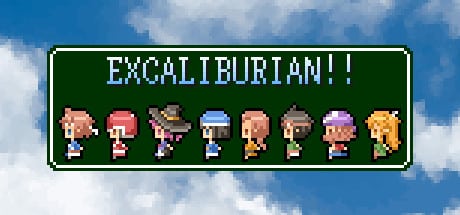 EXCALIBURIAN!! game banner - find where to play in the cloud