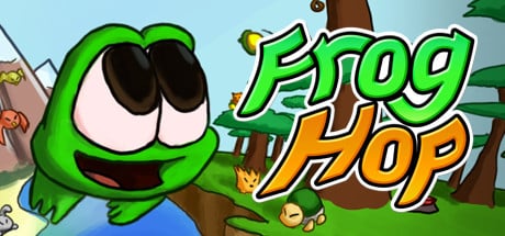 Frog Hop game banner - find where to play in the cloud
