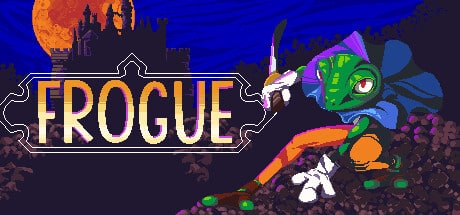 FROGUE game banner - find where to play in the cloud