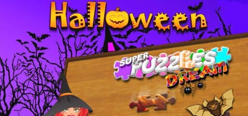 #Halloween, Super Puzzles Dream game banner - find where to play in the cloud