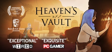 Heaven's Vault game banner - find where to play in the cloud