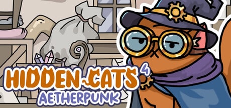 HIDDEN CATS 4: Aetherpunk game banner - find where to play in the cloud