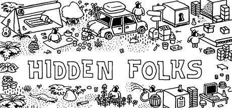 Hidden Folks game banner - find where to play in the cloud