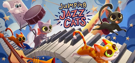 Jumping Jazz Cats game banner - find where to play in the cloud