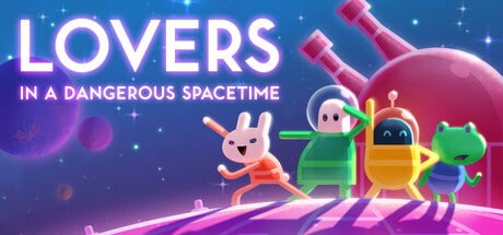 Lovers in a Dangerous Spacetime game banner - find where to play in the cloud