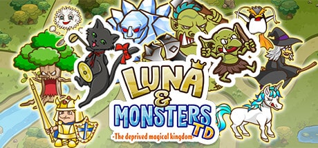 Luna & Monsters TD -The deprived magical kingdom- game banner - find where to play in the cloud