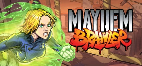 Mayhem Brawler game banner - find where to play in the cloud