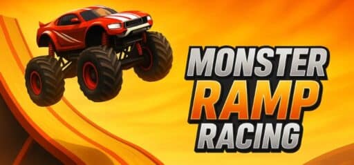 Monster Ramp Racing game banner - find where to play in the cloud