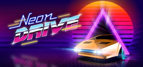 Neon Drive game banner - find where to play in the cloud