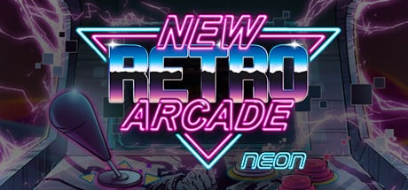 New Retro Arcade: Neon game banner - find out where to play in the cloud