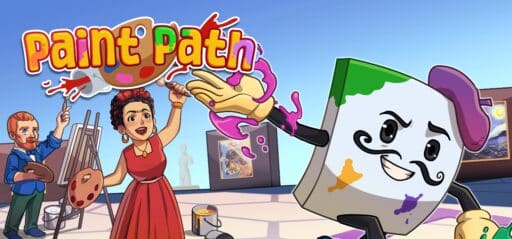 Paint Path game banner - find where to play in the cloud