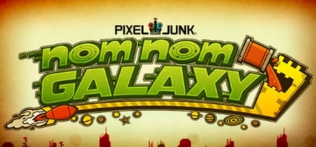 PixelJunk Nom Nom Galaxy game banner - find where to play in the cloud