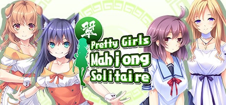 Pretty Girls Mahjong Solitaire - Green game banner - find where to play in the cloud