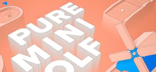 Pure Mini Golf game banner - find where to play in the cloud