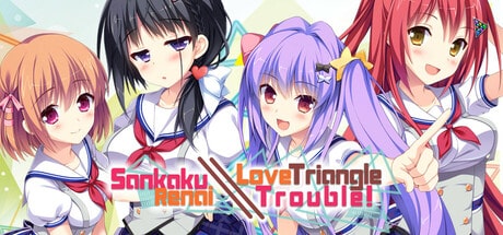 Sankaku Renai: Love Triangle Trouble game banner - find where to play in the cloud