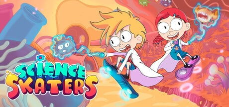 Science Skaters game banner - find where to play in the cloud