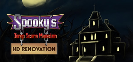 Spooky's Jump Scare Mansion: HD Renovation game banner - find where to play in the cloud