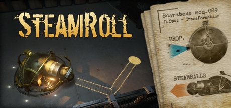 Steamroll game banner - find where to play in the cloud